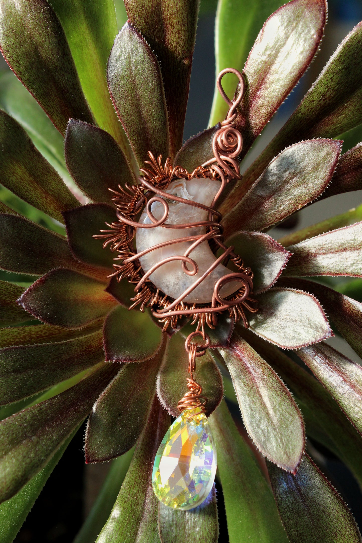 Pendants with crystals