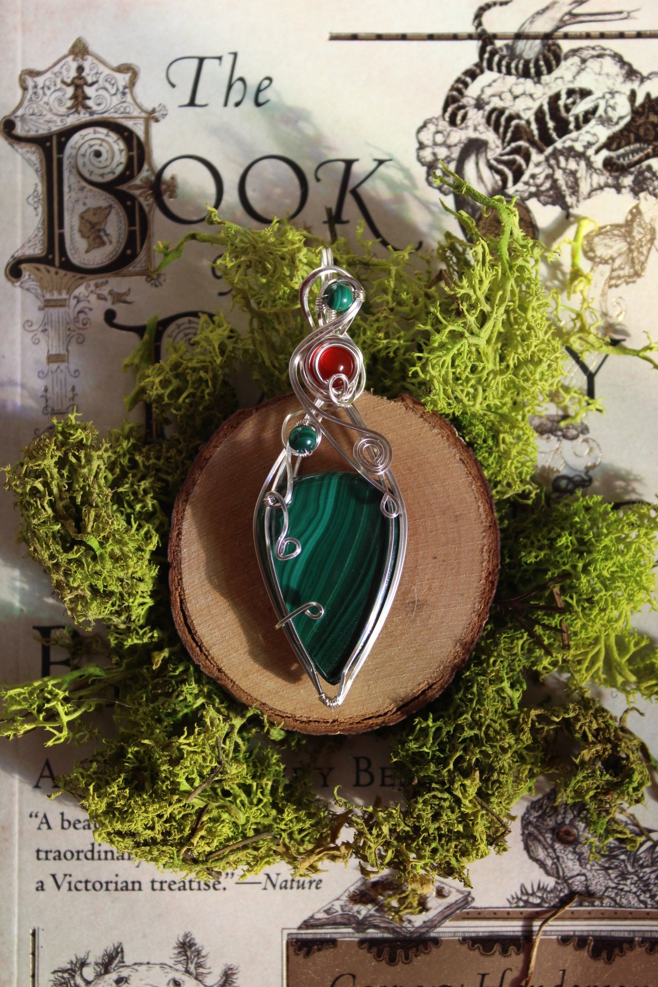 Ciondolo con Malachite