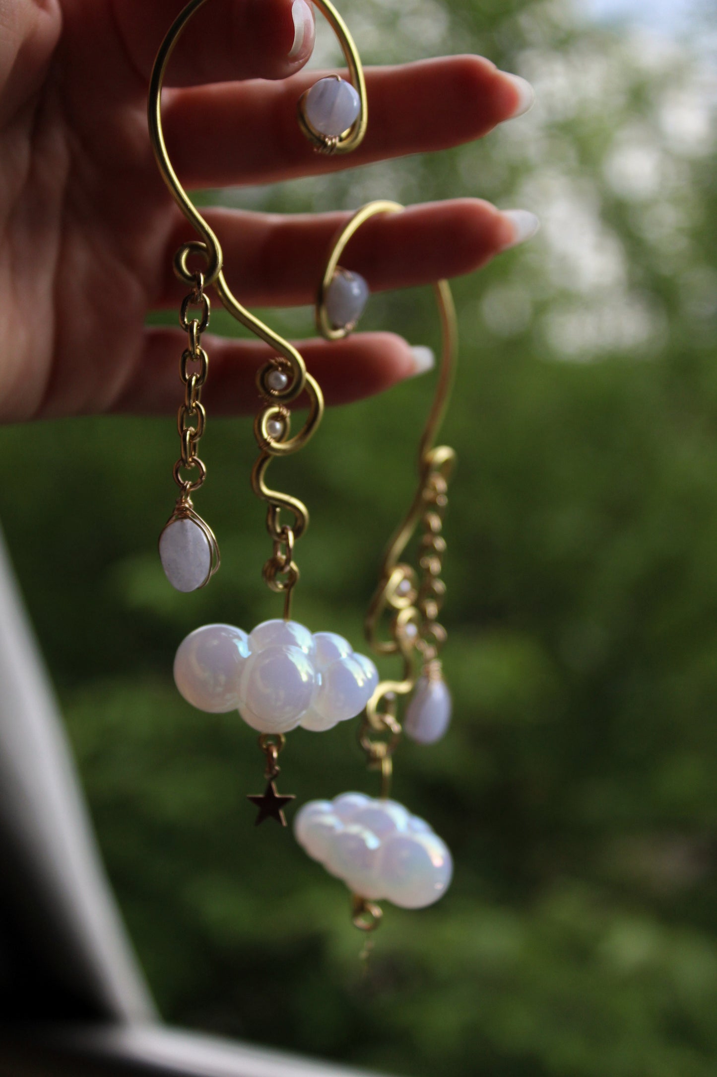 Cloud earrings