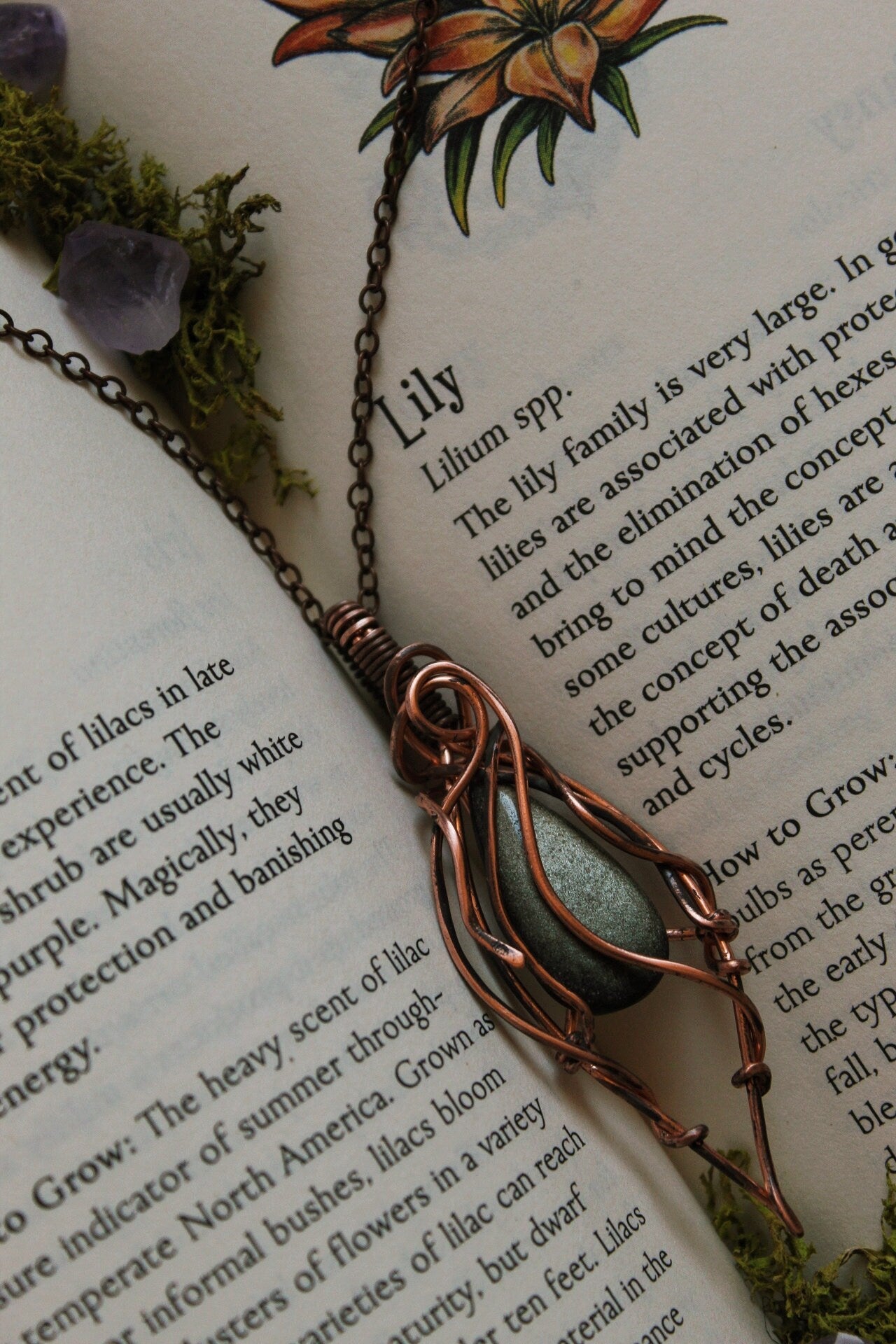 Collana con Ossidiana