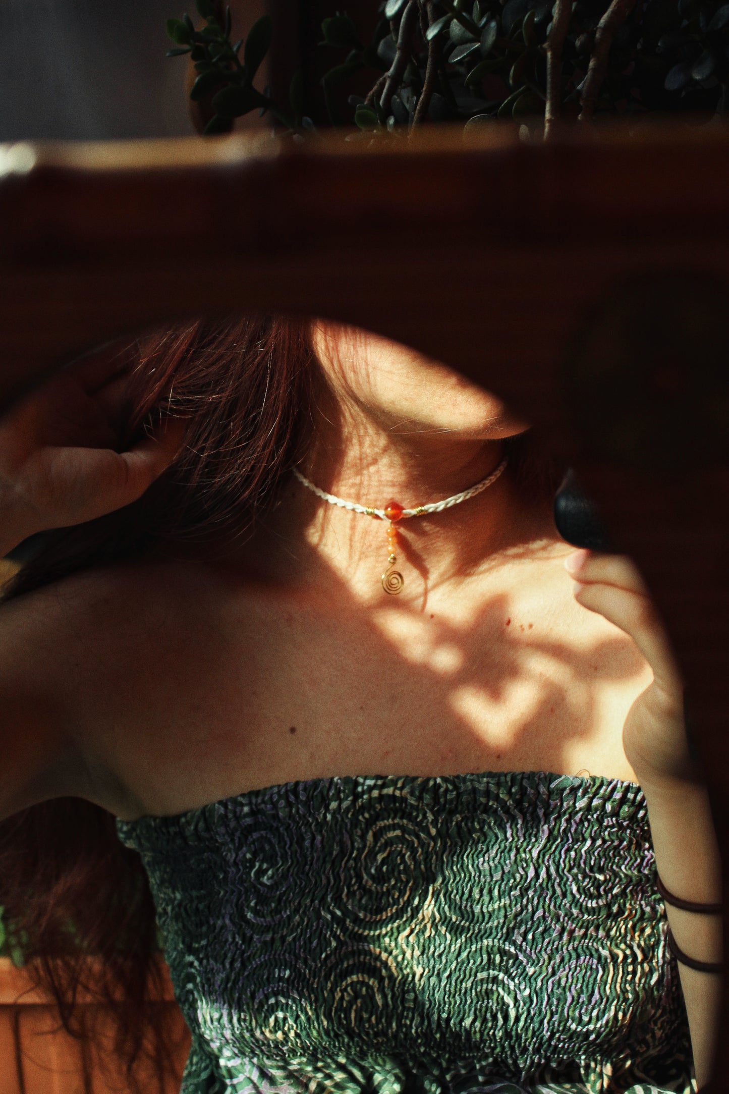 Chokers macrame con pietre