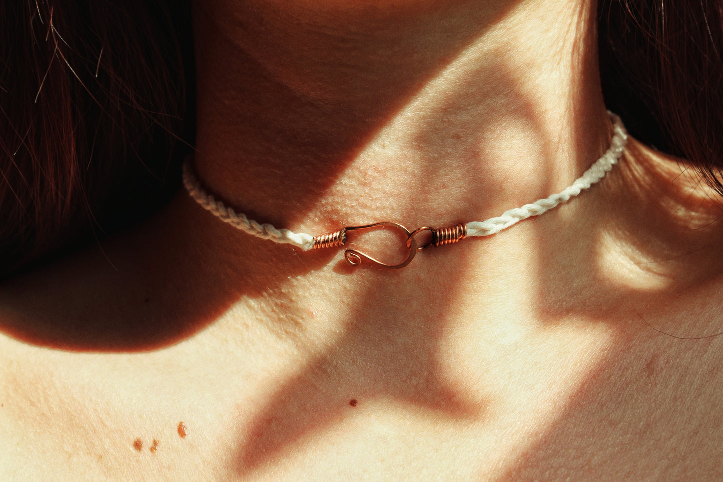 Chokers macrame con pietre