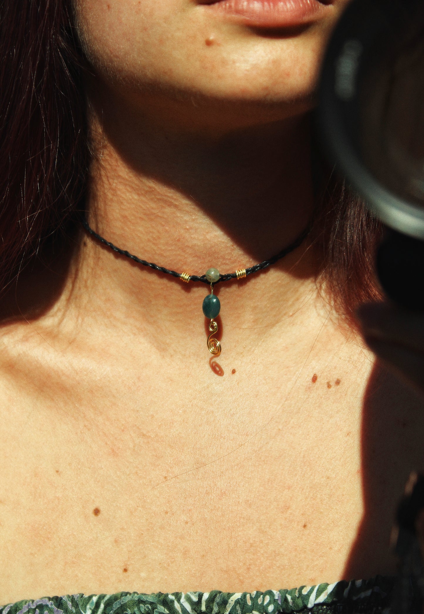 Chokers macrame con pietre